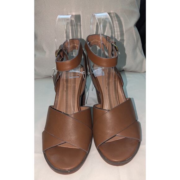 NWT Sz 5.5 Universal Thread Strappy Block Heel Sandals - Picture 3 of 6